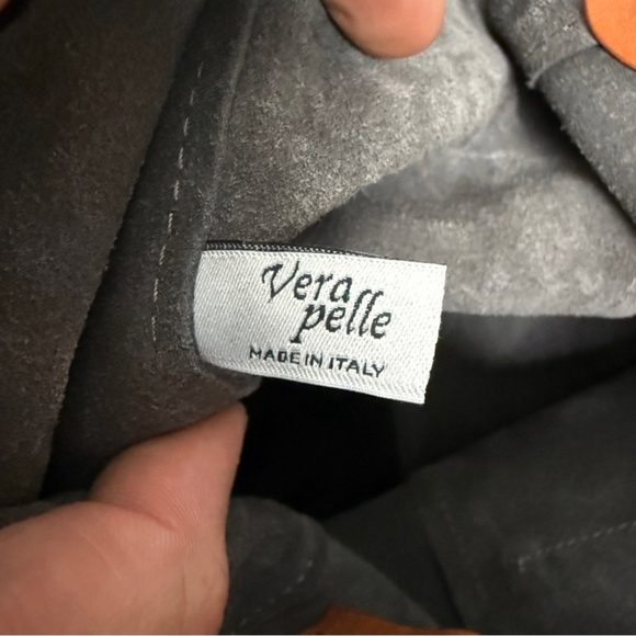 Sundance Slate Grey Suede Slouchy Large Tote Bag - Picture 9 of 9